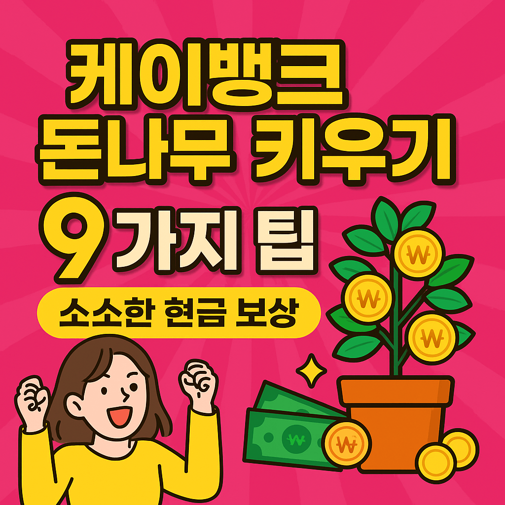 케이뱅크 돈나무 키우기