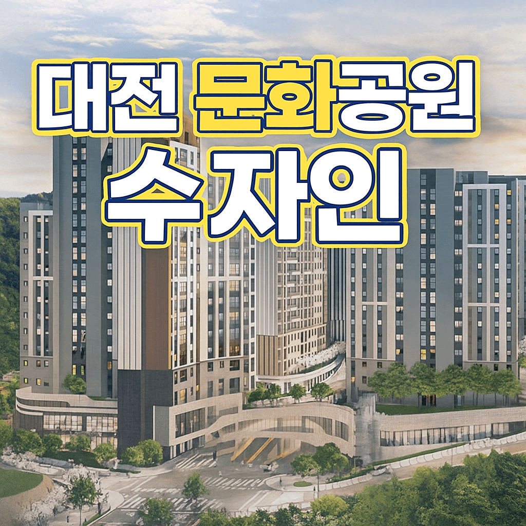 대전 문화공원 수자인 분양가