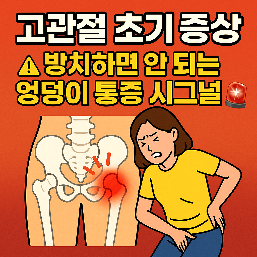 고관절 초기 증상