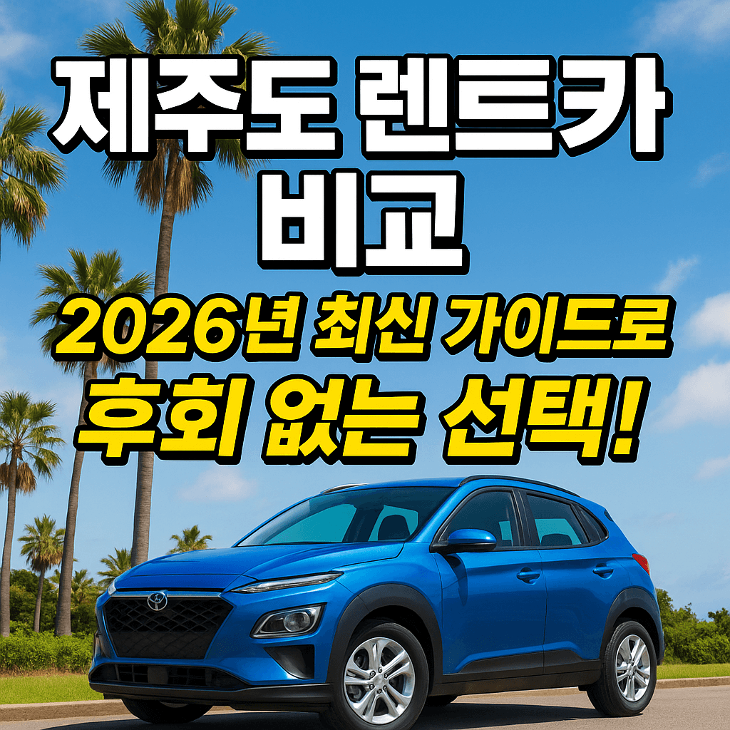 제주도 렌트카 비교