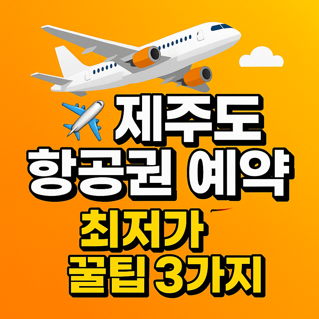 제주도 항공권 예약