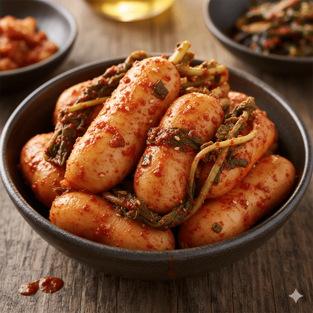 총각김치 맛있게 담는법