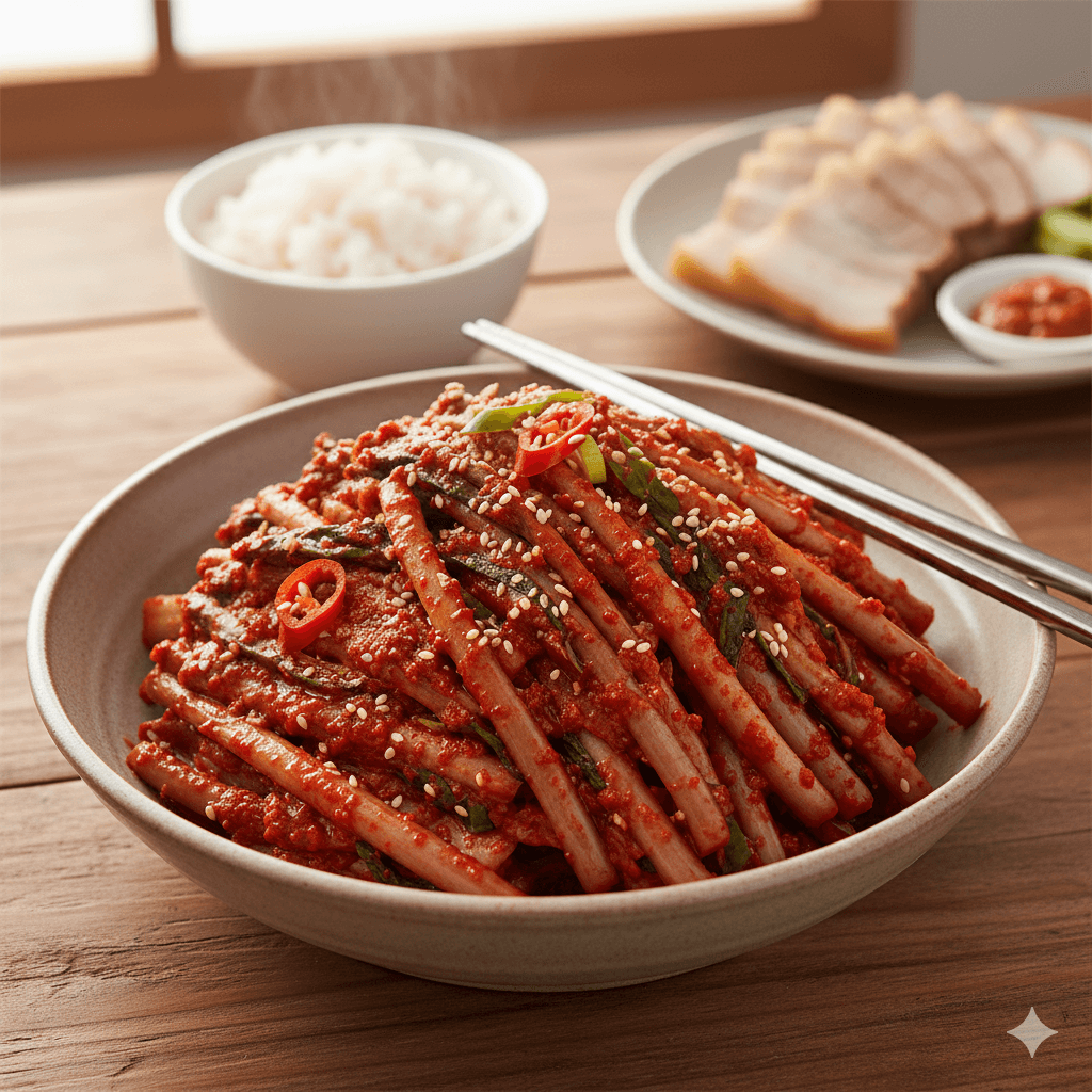 홍갓김치 담그는법