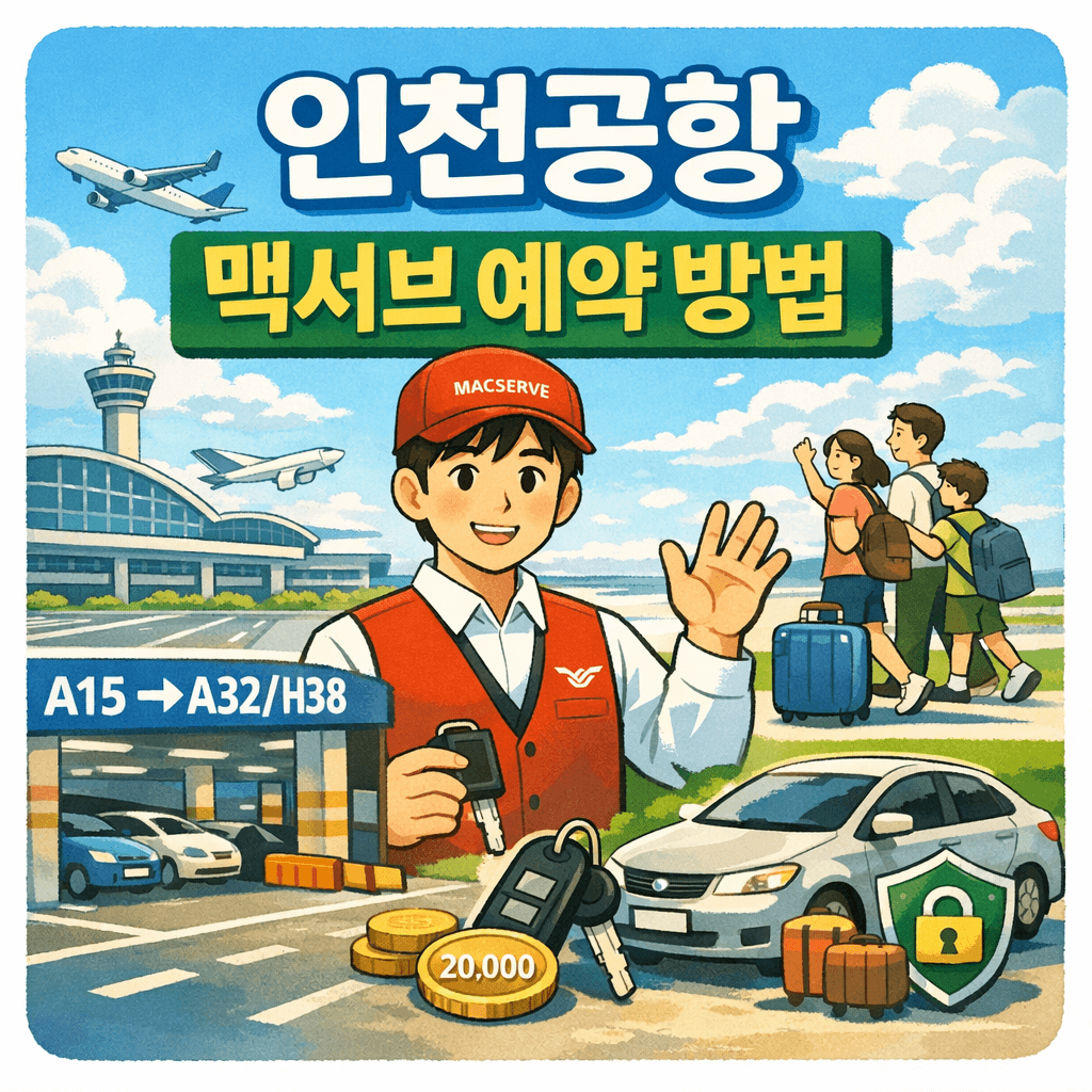 인천공항 맥서브 예약 방법