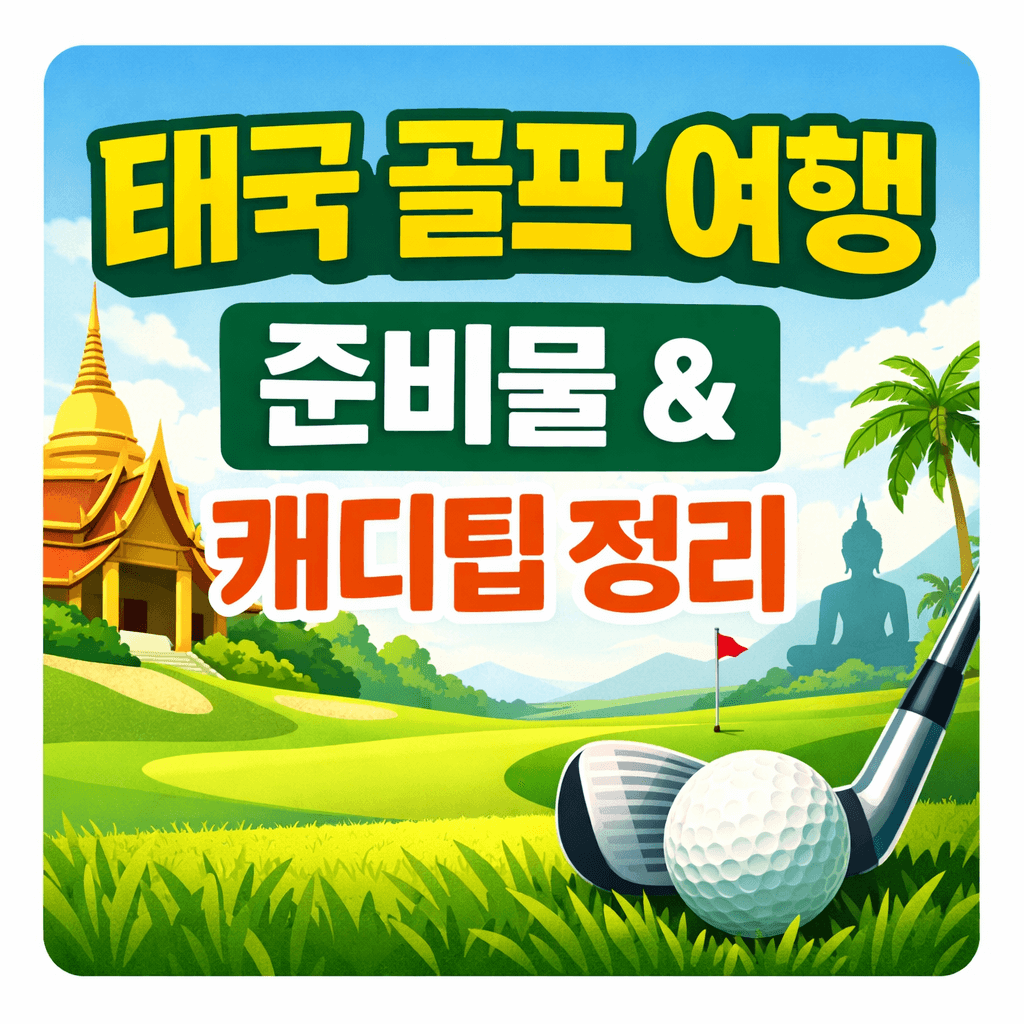 태국 골프 여행 준비물
