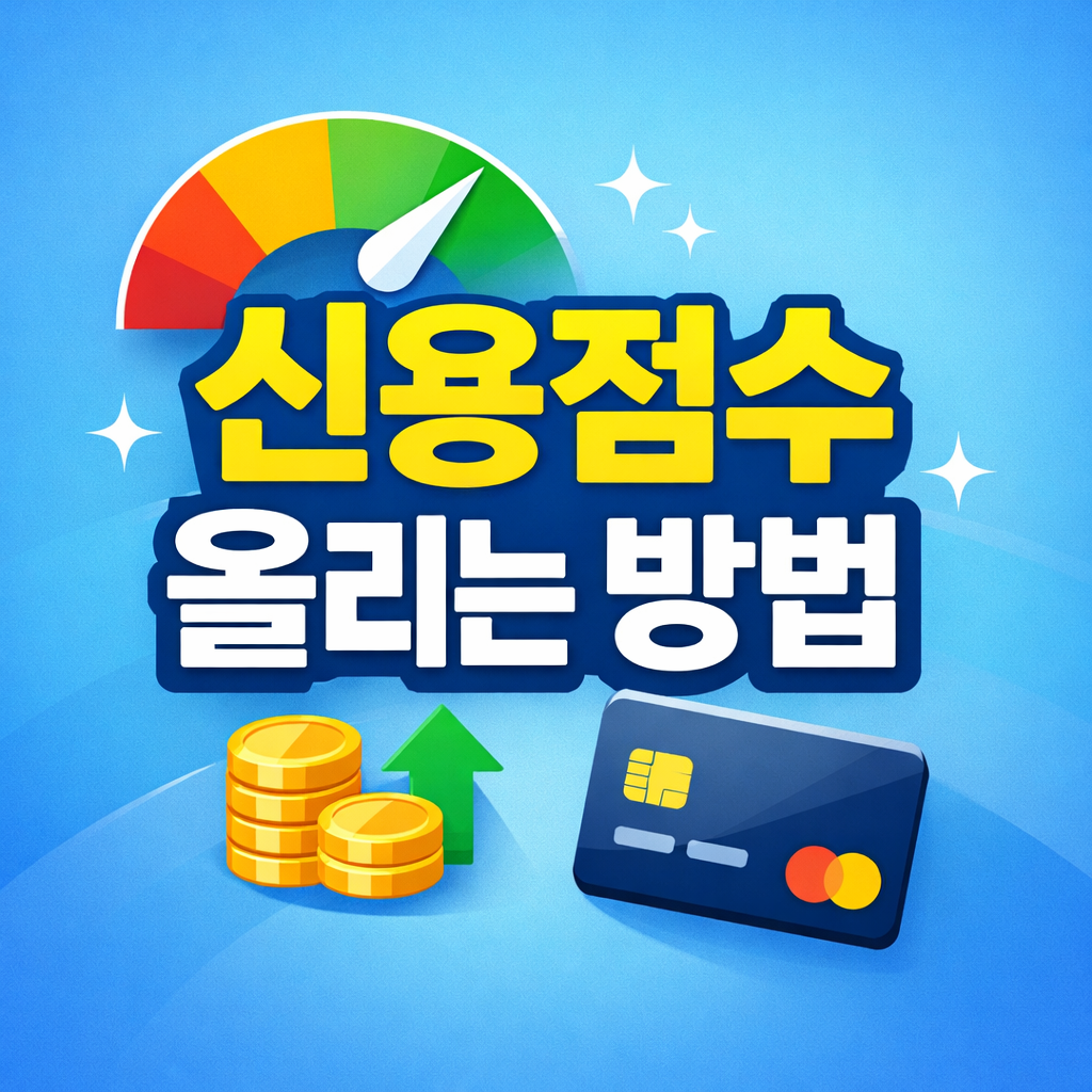 신용점수 올리는 방법