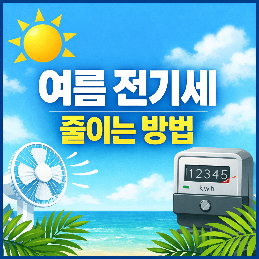여름 전기세 줄이는 방법