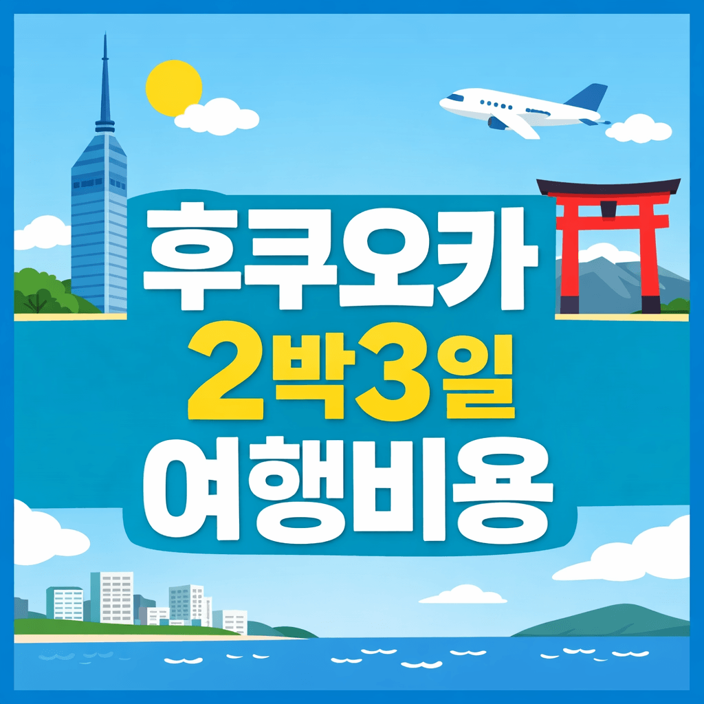 후쿠오카 여행비용