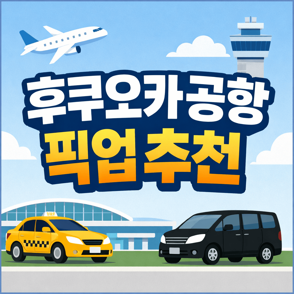 후쿠오카공항 픽업 추천