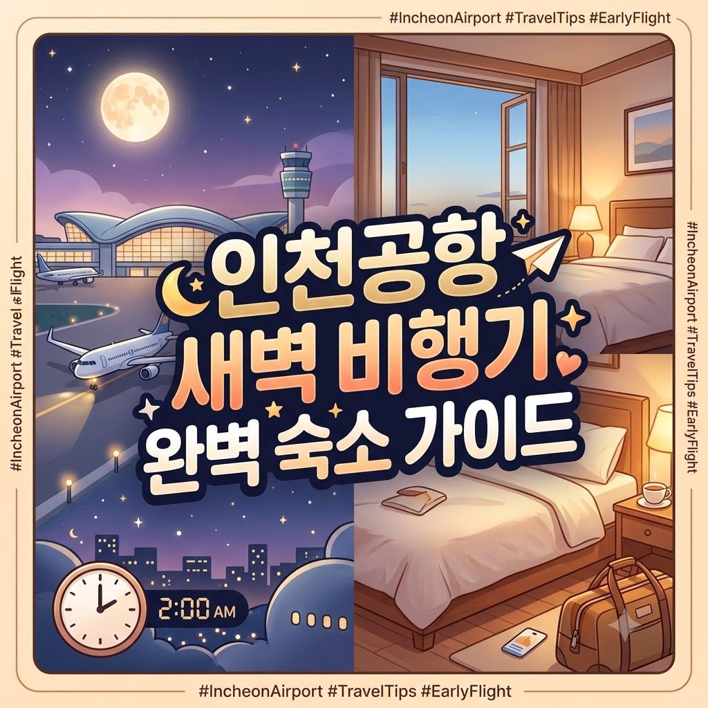 인천공항 새벽 비행기 숙소