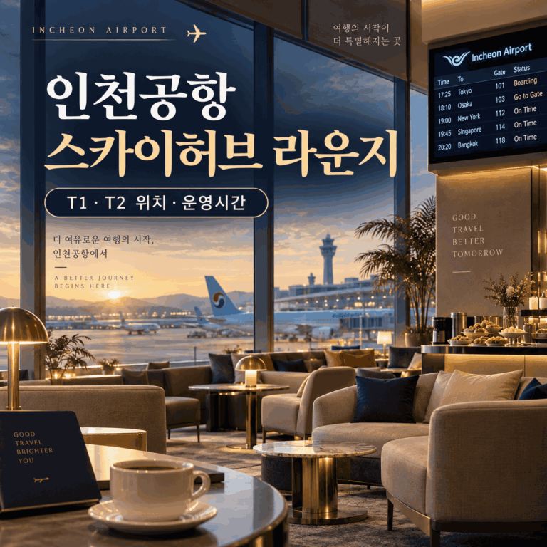 인천공항 스카이허브 라운지