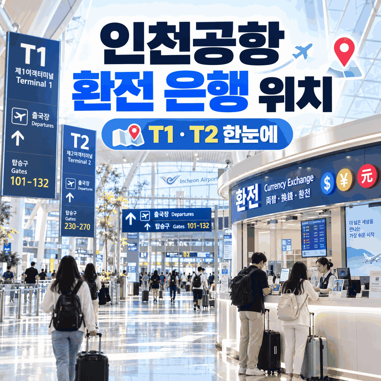 인천공항 환전 은행 위치