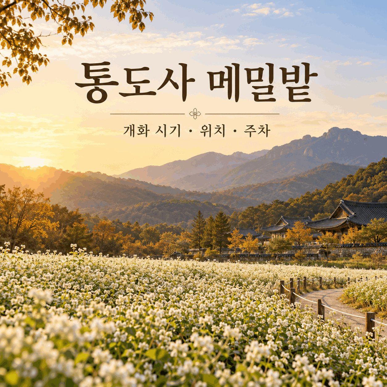 통도사 메밀밭