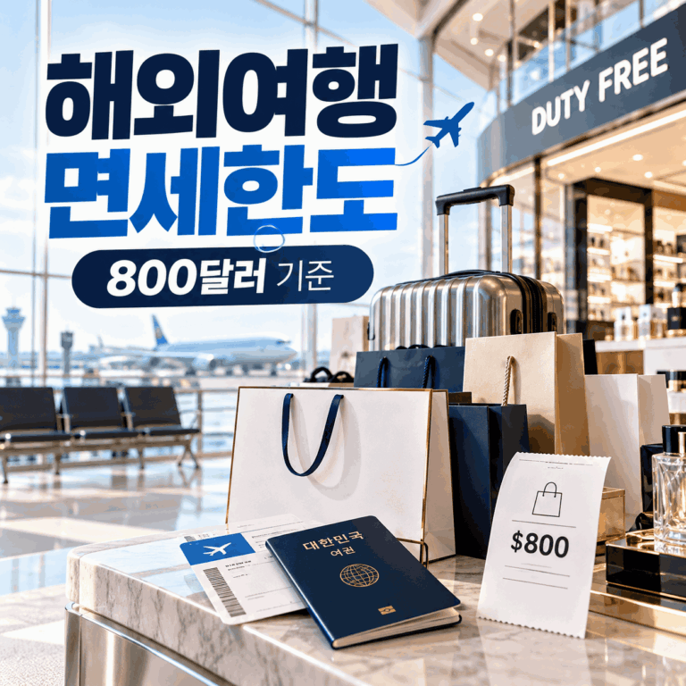 해외여행 면세한도