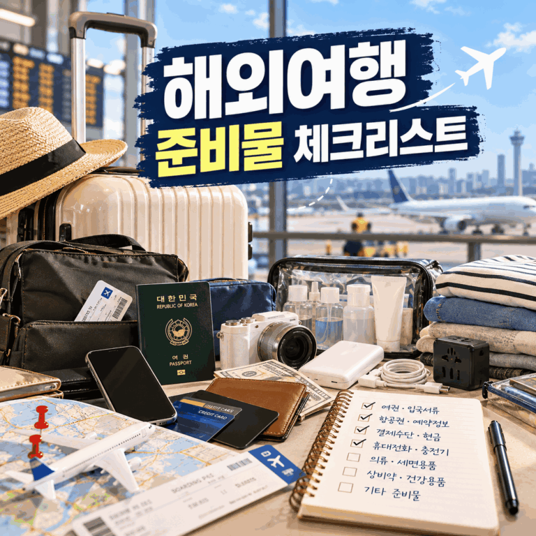 해외여행 준비물